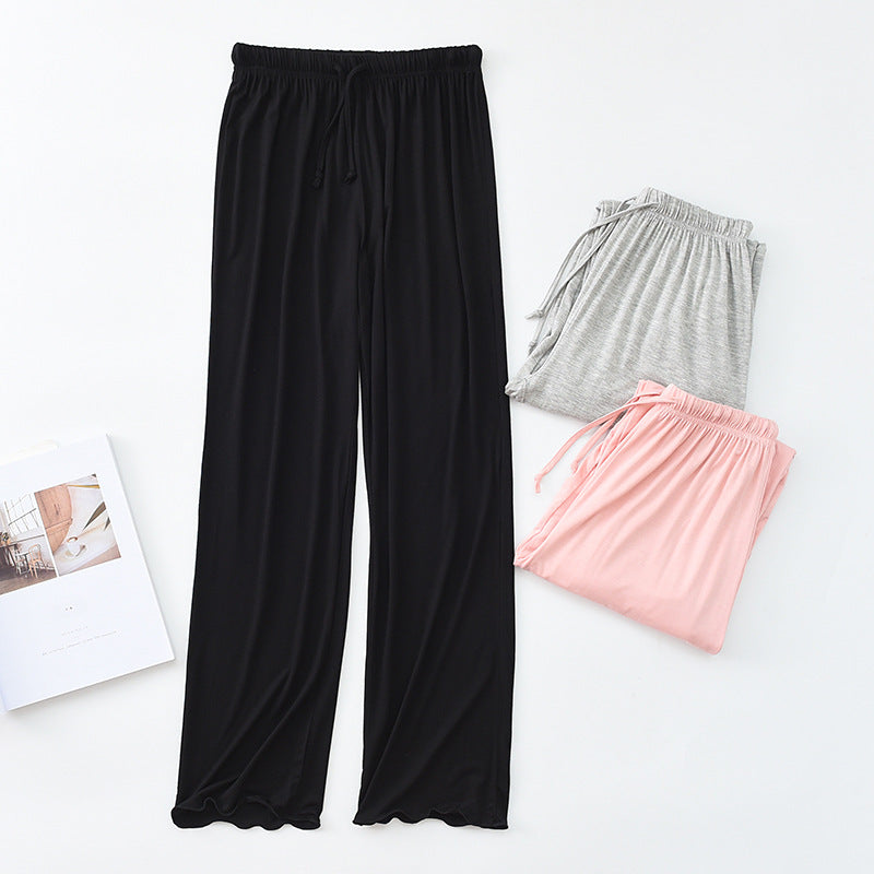 Pantalones de pijama ligeros de modal para estar en casa