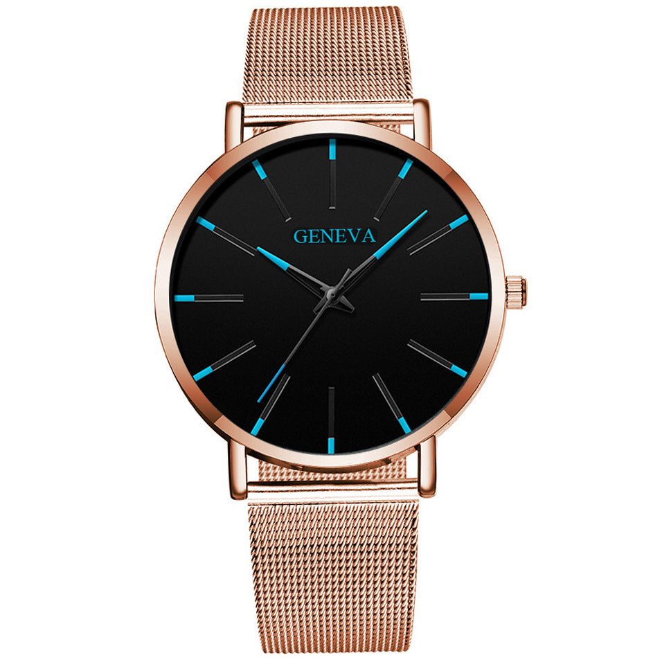 Business Net Belt Quartz Watch