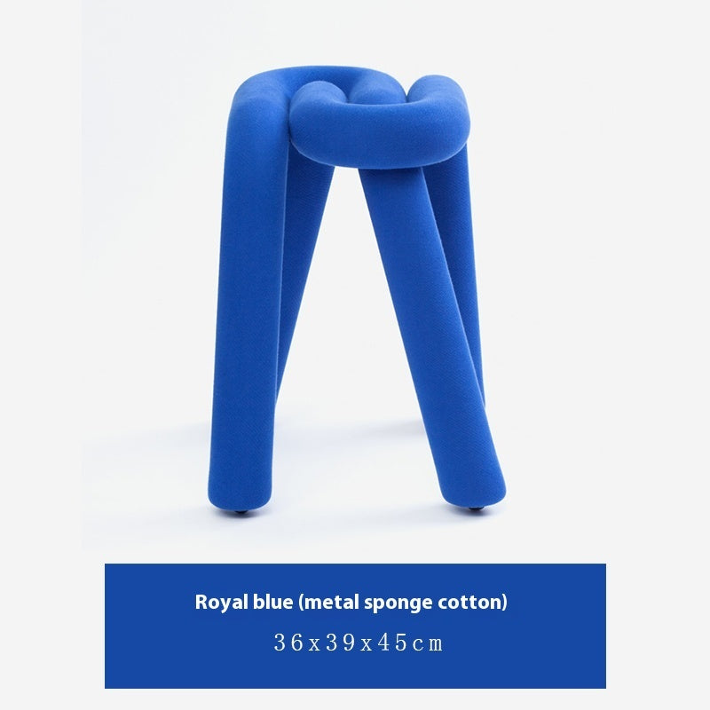 Silla curva creativa de forma minimalista nórdica