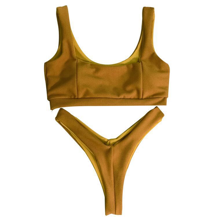 Bikini split swimsuit Women Two Piece Swimsuit Beach Vacation Summer