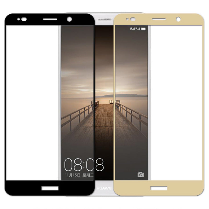 Película de vidrio templado para pantalla de teléfono móvil HUAWEI mate10, pantalla completa, impresión de película a prueba de explosiones de alta definición
