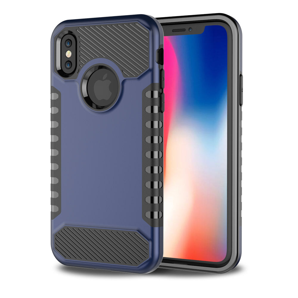 Compatible con Apple, Suministro puntual X Carcasa para teléfono móvil X Carcasa protectora para teléfono móvil Doble Uno Anticaída Comercio exterior Teléfono móvil