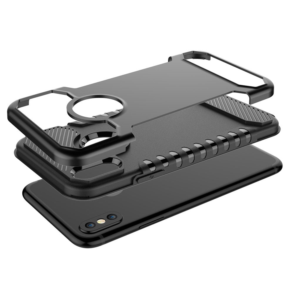 Compatible con Apple, Suministro puntual X Carcasa para teléfono móvil X Carcasa protectora para teléfono móvil Doble Uno Anticaída Comercio exterior Teléfono móvil