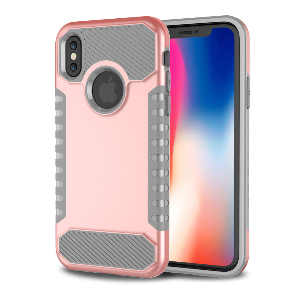 Compatible con Apple, Suministro puntual X Carcasa para teléfono móvil X Carcasa protectora para teléfono móvil Doble Uno Anticaída Comercio exterior Teléfono móvil