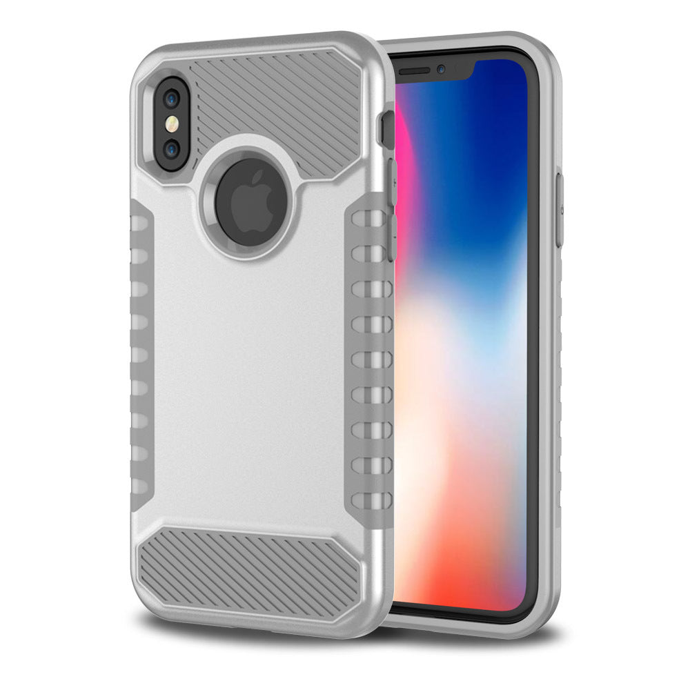 Compatible con Apple, Suministro puntual X Carcasa para teléfono móvil X Carcasa protectora para teléfono móvil Doble Uno Anticaída Comercio exterior Teléfono móvil