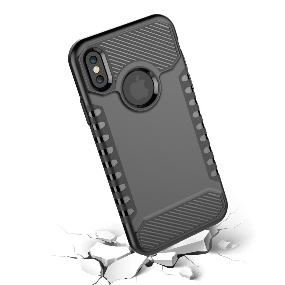 Compatible con Apple, Suministro puntual X Carcasa para teléfono móvil X Carcasa protectora para teléfono móvil Doble Uno Anticaída Comercio exterior Teléfono móvil
