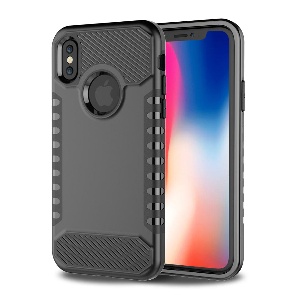 Compatible con Apple, Suministro puntual X Carcasa para teléfono móvil X Carcasa protectora para teléfono móvil Doble Uno Anticaída Comercio exterior Teléfono móvil