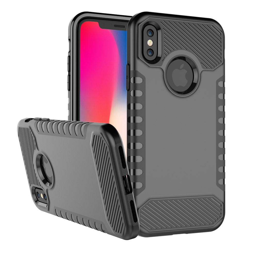 Compatible con Apple, Suministro puntual X Carcasa para teléfono móvil X Carcasa protectora para teléfono móvil Doble Uno Anticaída Comercio exterior Teléfono móvil
