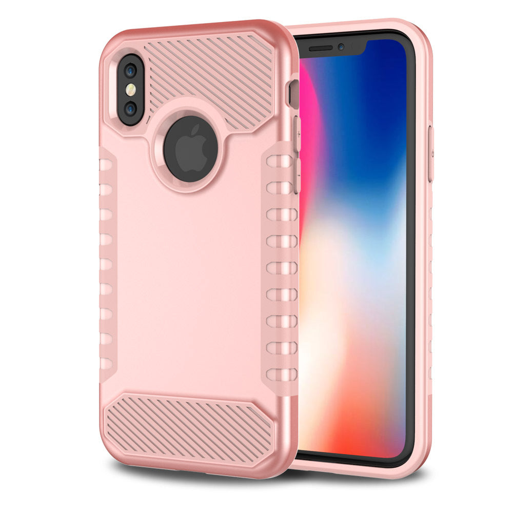 Compatible con Apple, Suministro puntual X Carcasa para teléfono móvil X Carcasa protectora para teléfono móvil Doble Uno Anticaída Comercio exterior Teléfono móvil