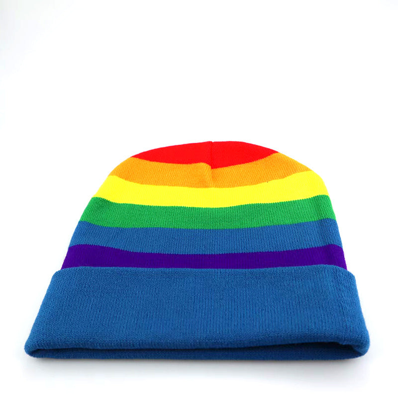 Gorro de punto cálido, elegante y personalizado para invierno y otoño