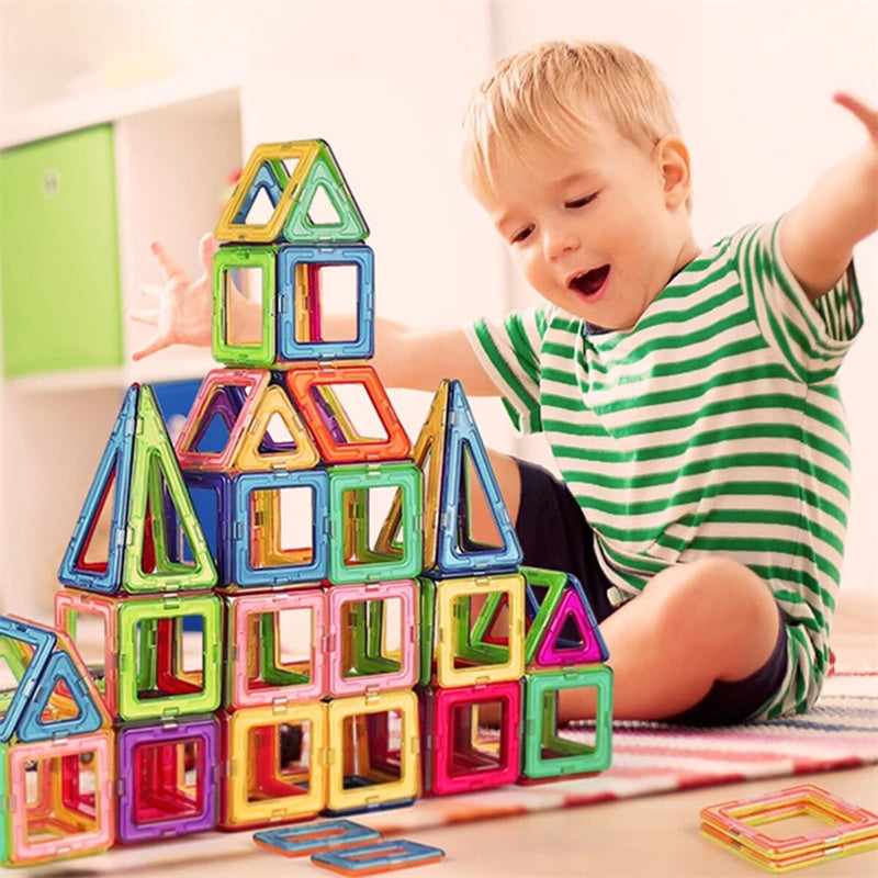 Bloques de construcción magnéticos DIY, imanes, juguetes para niños, juego de construcción de diseño, regalos para niños, juguetes