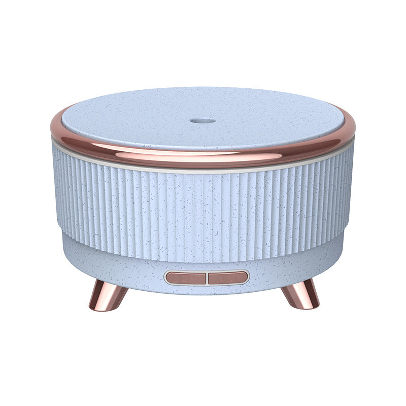 Difusor de aroma ultrasónico de madera para el hogar, minihumidificador de escritorio de 500 ml, difusor de aceites esenciales de gran capacidad.