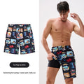 Shorts de playa holgados de secado rápido para parejas con estampado digital