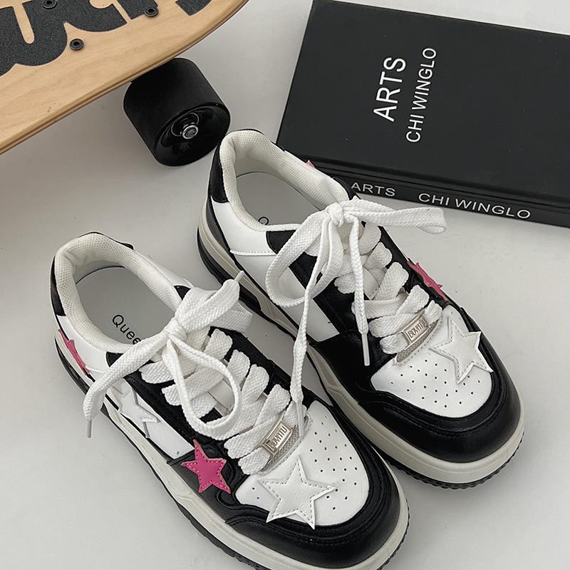Zapatillas bajas versátiles de alta gama con punta redonda de estilo coreano para mujer