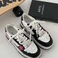 Zapatillas bajas versátiles de alta gama con punta redonda de estilo coreano para mujer