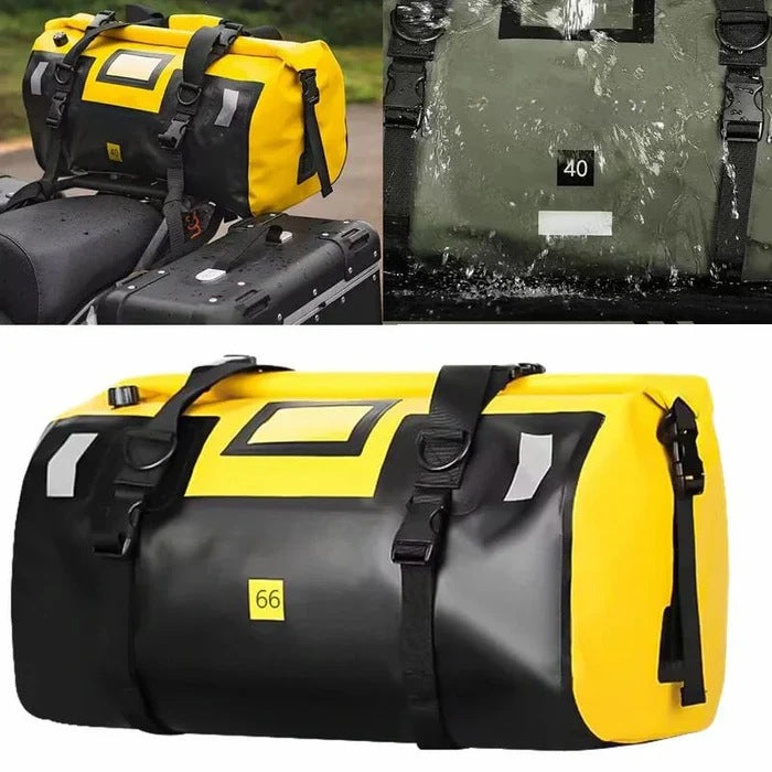 Bolsa de almacenamiento para asiento trasero de motocicleta de gran capacidad para viajes en coche