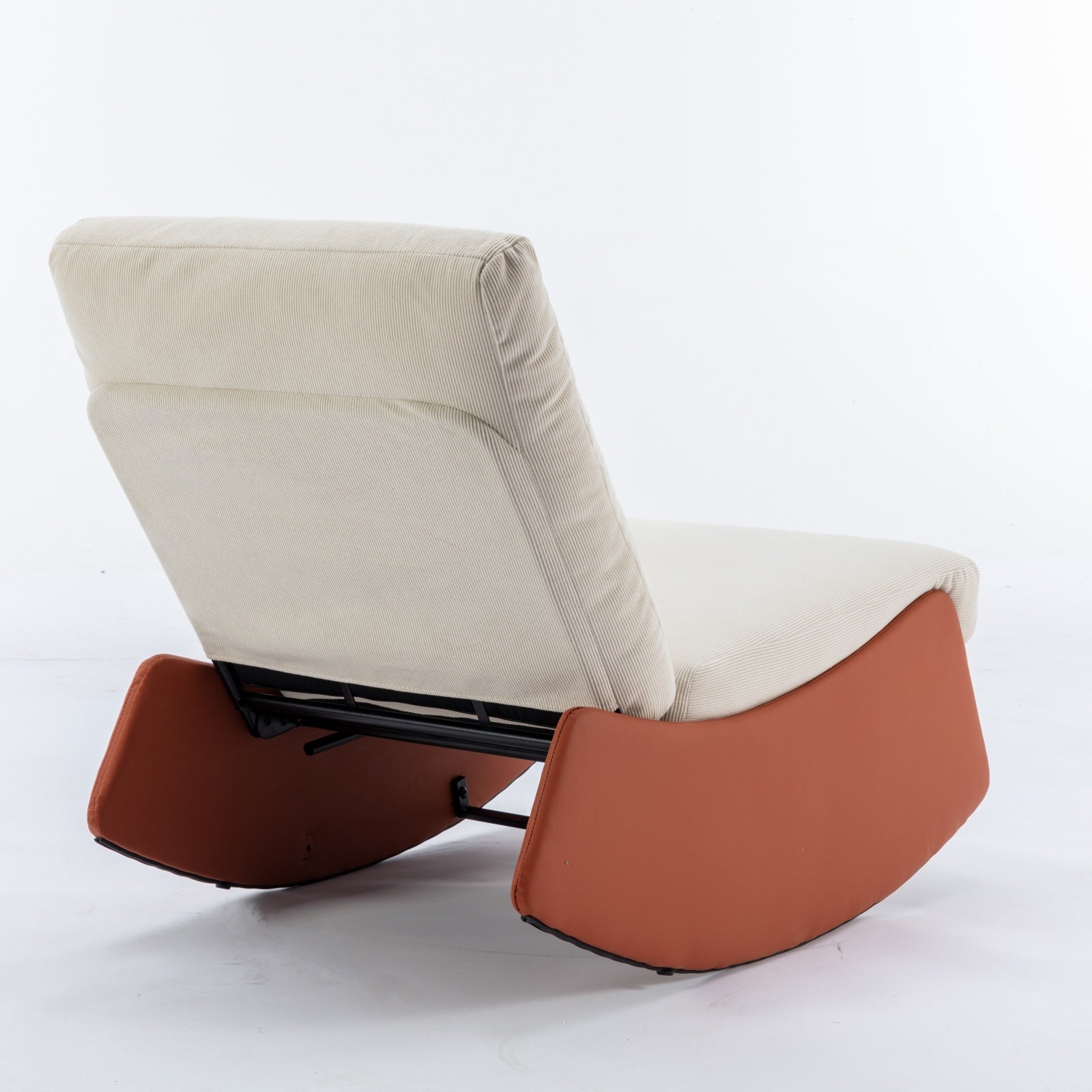 Sillón mecedor reclinable moderno, cómodo sillón mecedor para guardería con reposapiés, sillón de lectura decorativo, tapizado
