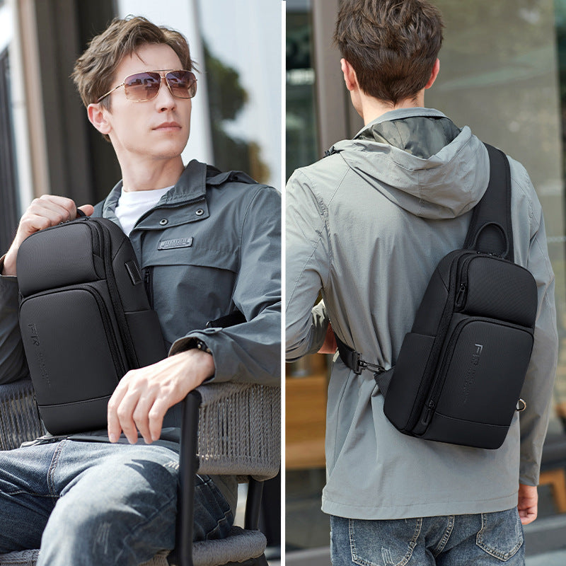 Bolso bandolera para hombre, multifuncional, deportivo, estilo urbano