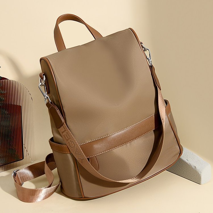 Mochila de tela Oxford para mujer, bolso de viaje de gran capacidad, mochila escolar.