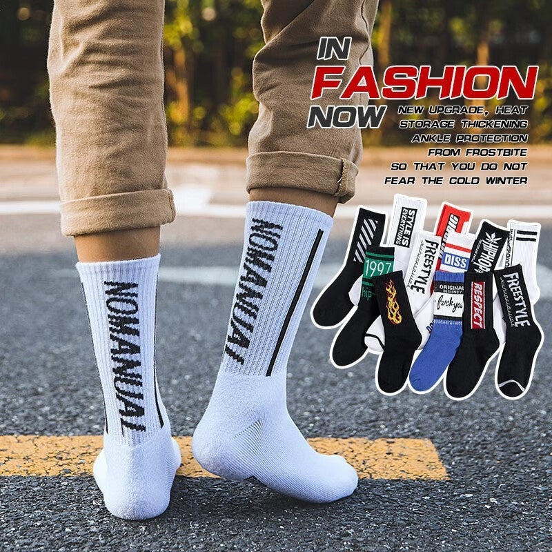 Calcetines térmicos extra gruesos para hombre para otoño e invierno