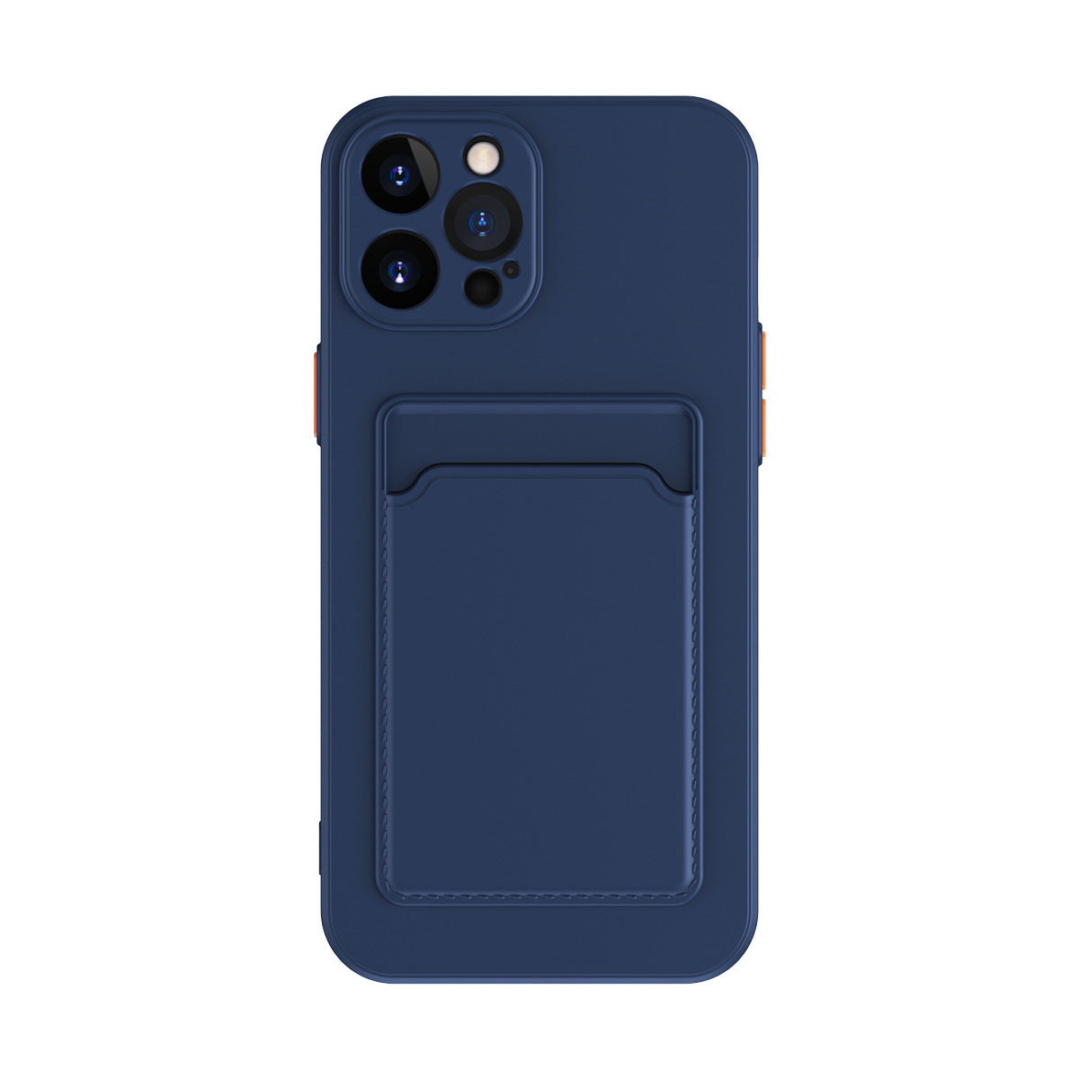 Funda de silicona líquida para teléfono de color puro y sencillo