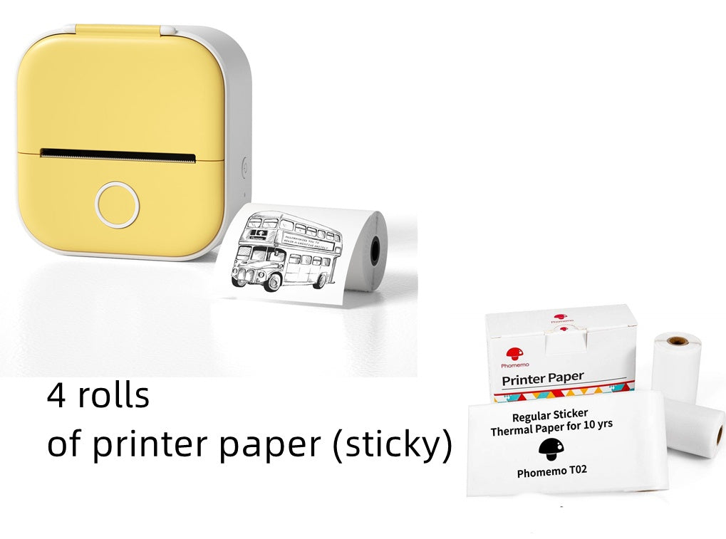 Mini impresora térmica portátil de etiquetas, impresora de fotos para el hogar, impresora de preguntas incorrectas para estudiantes, mini impresora de etiquetas compatible con Bluetooth, etiqueta de precio