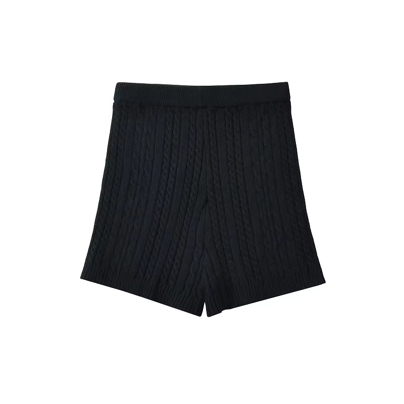 Pantalones cortos de punto Hot Girl para mujer