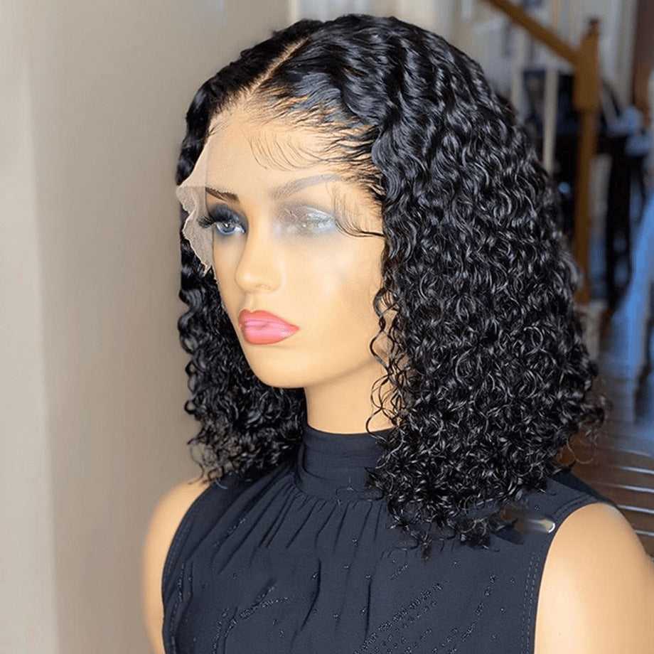 Cabello africano corto y rizado para mujer