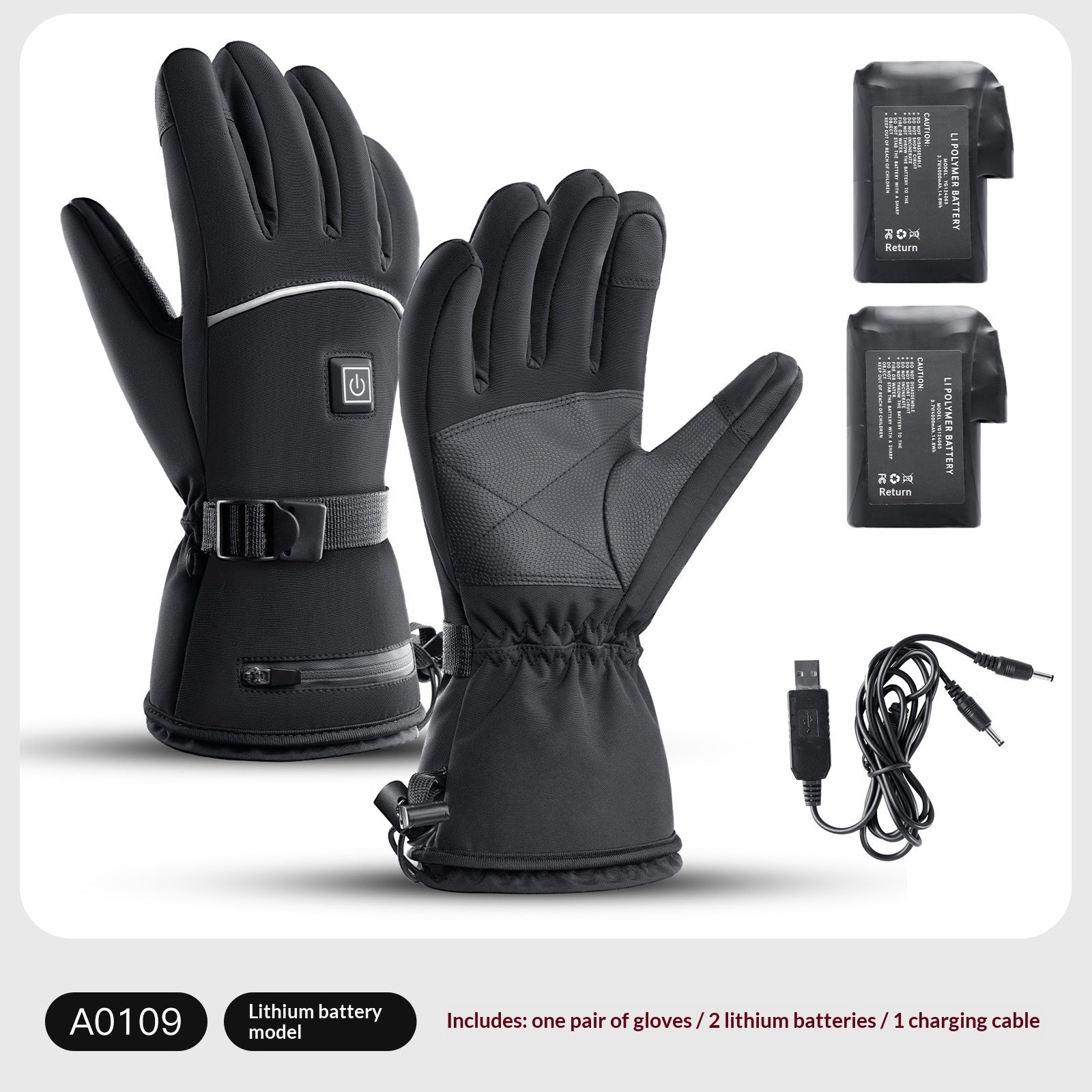 Guantes cálidos de invierno para deportes al aire libre, ciclismo y esquí.