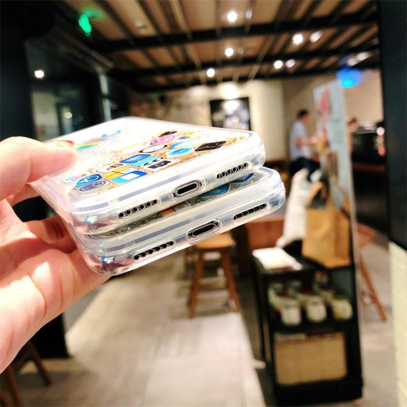 Funda para móvil brillante