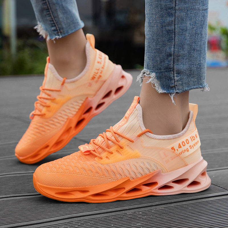 Zapatillas de running informales para parejas Flyknit de talla grande
