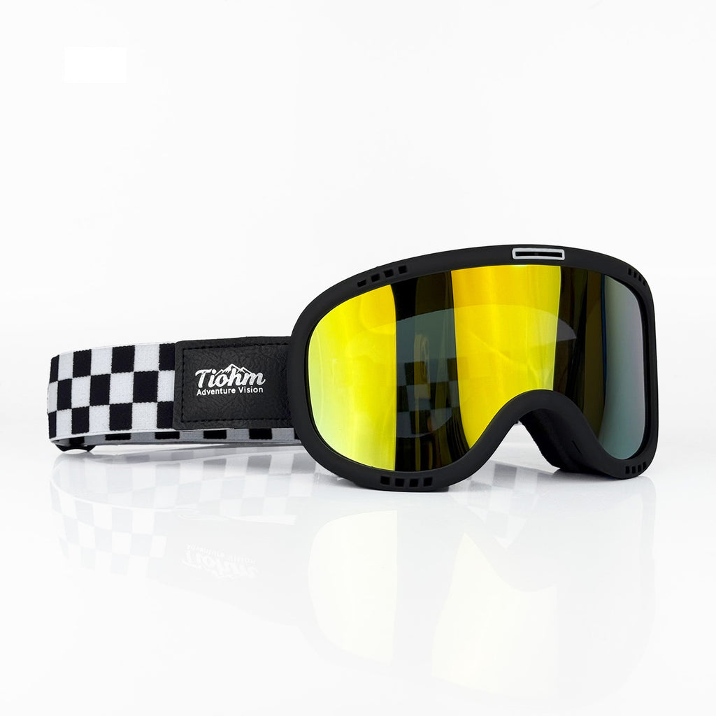 Gafas de moto para motociclistas miopes. Lentes grandes de alta definición. Transpirables y resistentes al viento.