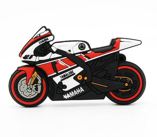 Unidad USB de dibujos animados Unidad USB de muñeca Unidad USB de motocicleta