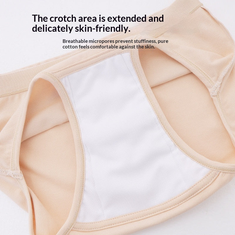 Ropa interior de algodón transpirable y lavable para adultos de mediana edad y mayores con incontinencia leve.