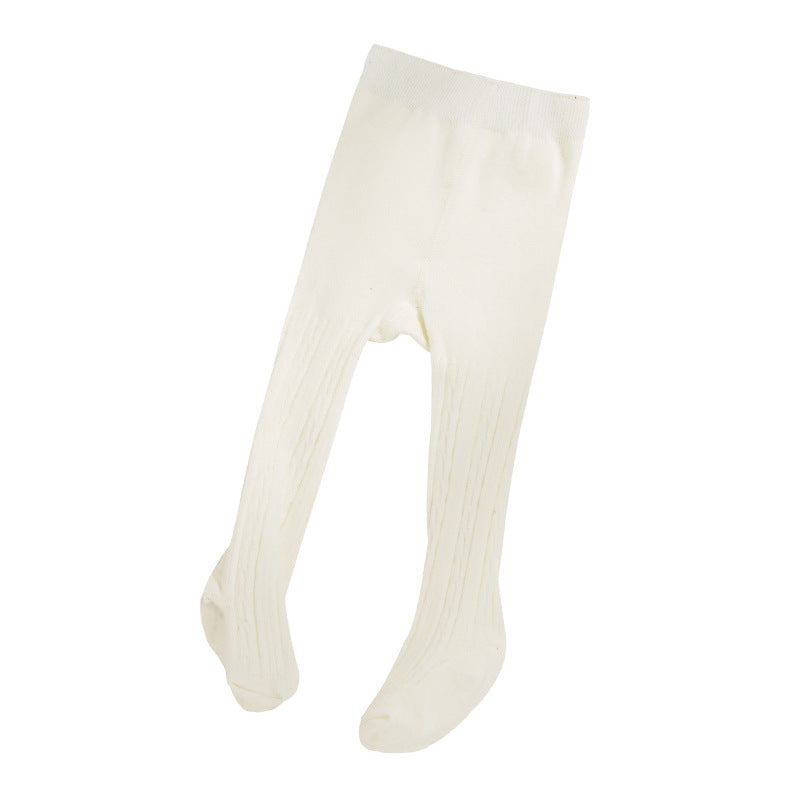 Leggings largos de color liso para bebé