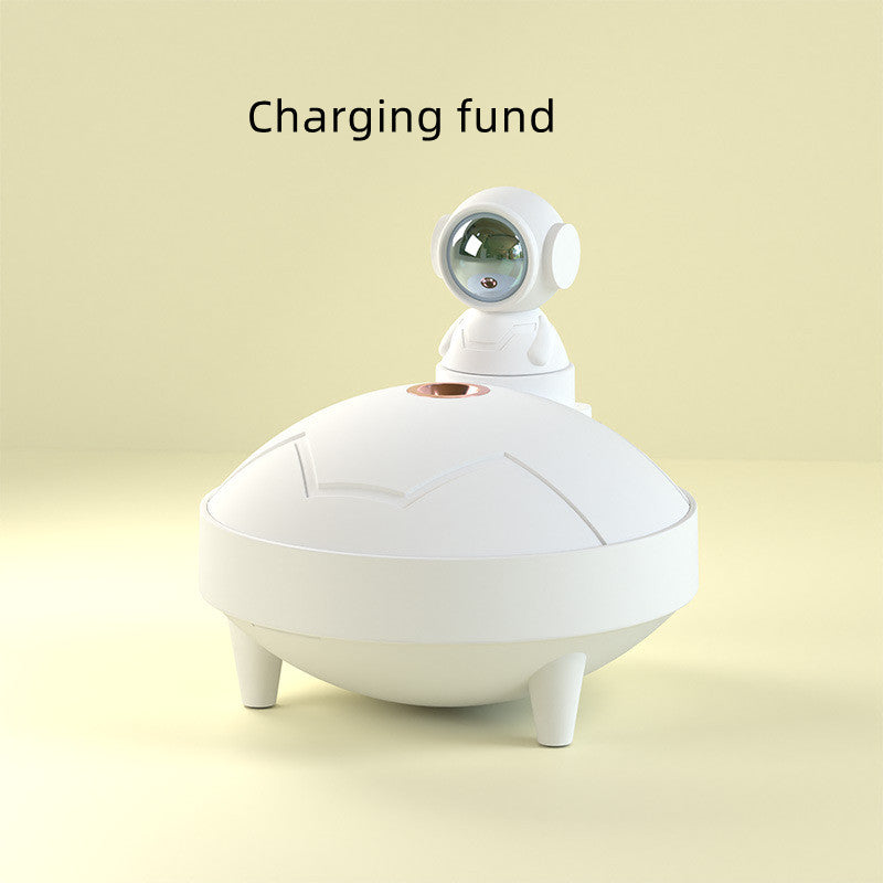 Humidificador de lámpara de astronauta con 2 modos de pulverización y cabezal giratorio de 360 ​​grados, lámpara de proyector con carga USB