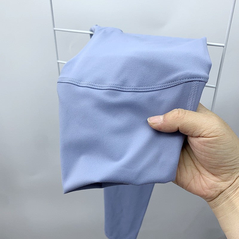 Pantalones deportivos de cintura alta sin costuras para mujer
