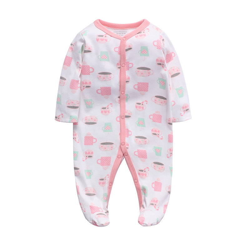 Ropa de bebé de una pieza de algodón 