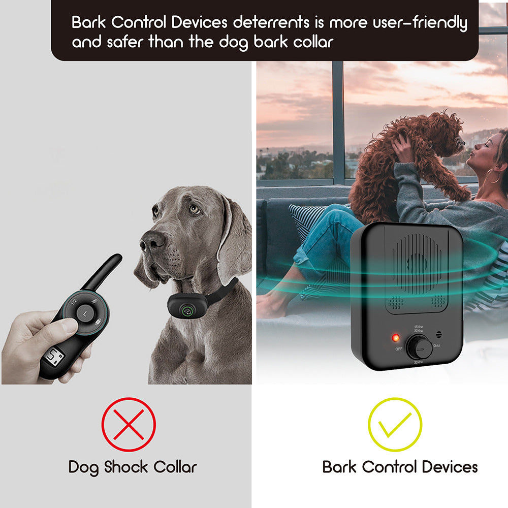 Dispositivo antiladridos para perros, collar ultrasónico antiladridos para perros, repelente para perros al aire libre, dispositivo de entrenamiento para evitar ladridos.