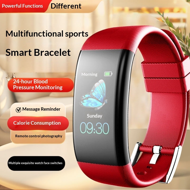 Reloj despertador inteligente con Bluetooth y podómetro multifuncional para fitness