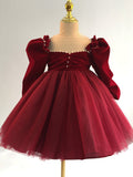 Vestido largo de princesa para niñas