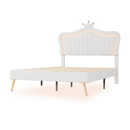 Double Bed Frame In Metal Fibreboard
