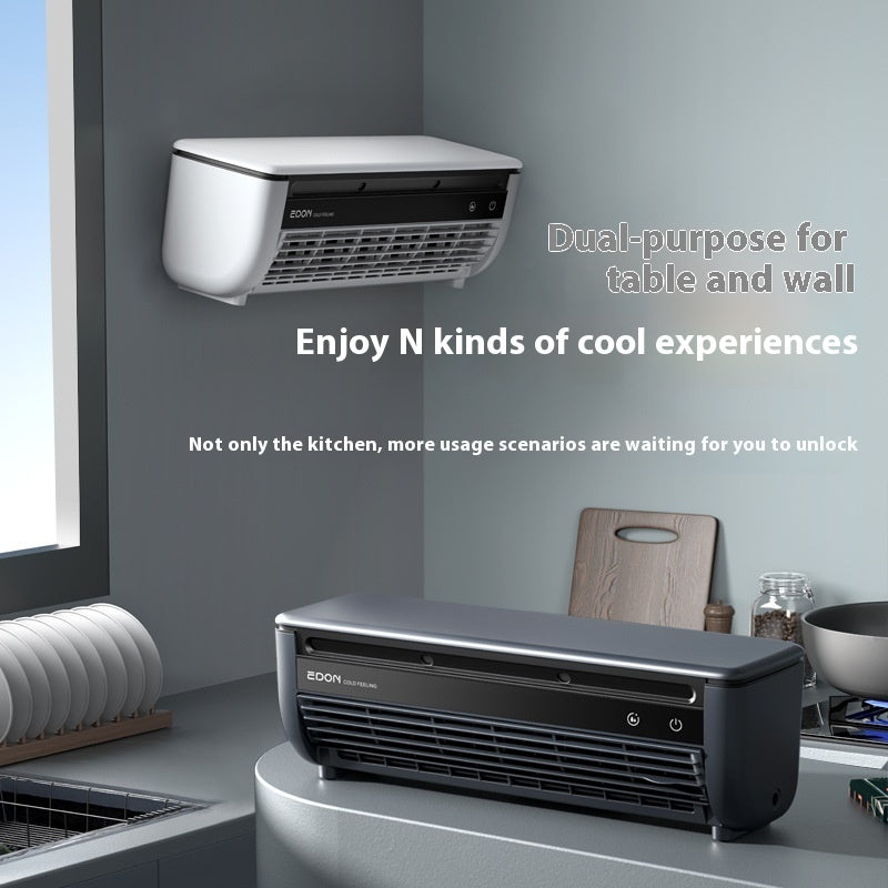 Ventilador de pared recargable para refrigeración, con control remoto para el hogar