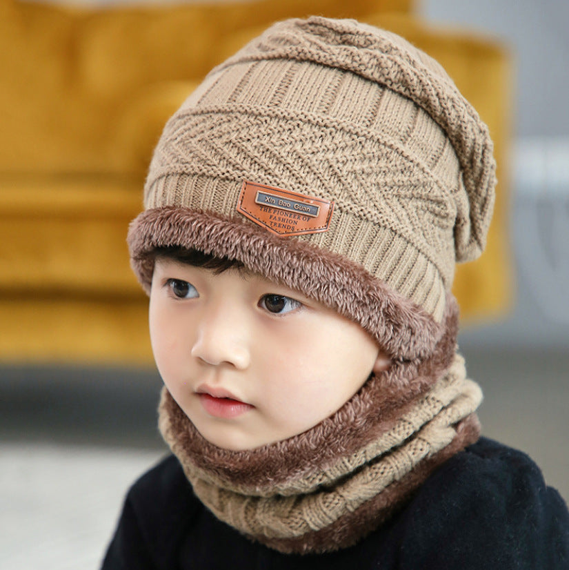 Gorro de punto cálido para niños
