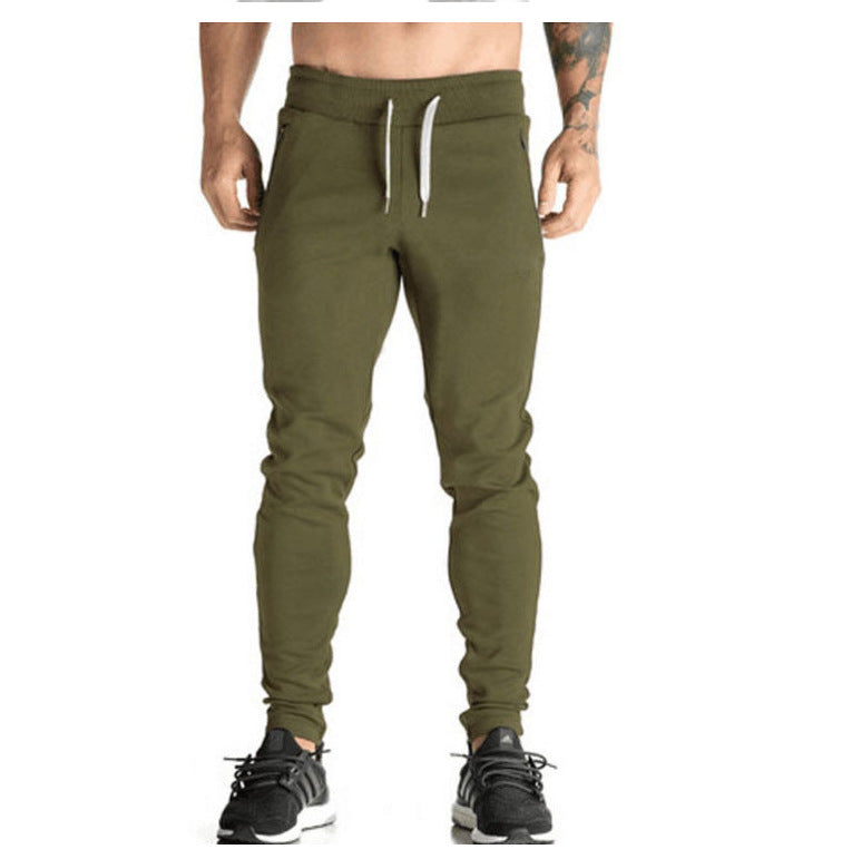 Pantalones deportivos y de ocio para hombre, de fitness y de ocio, finos. 