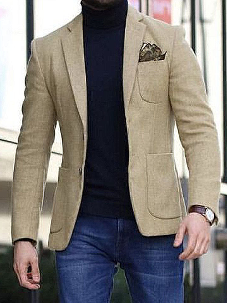 Self-cultivation Casual British-style Men's Coat Suit