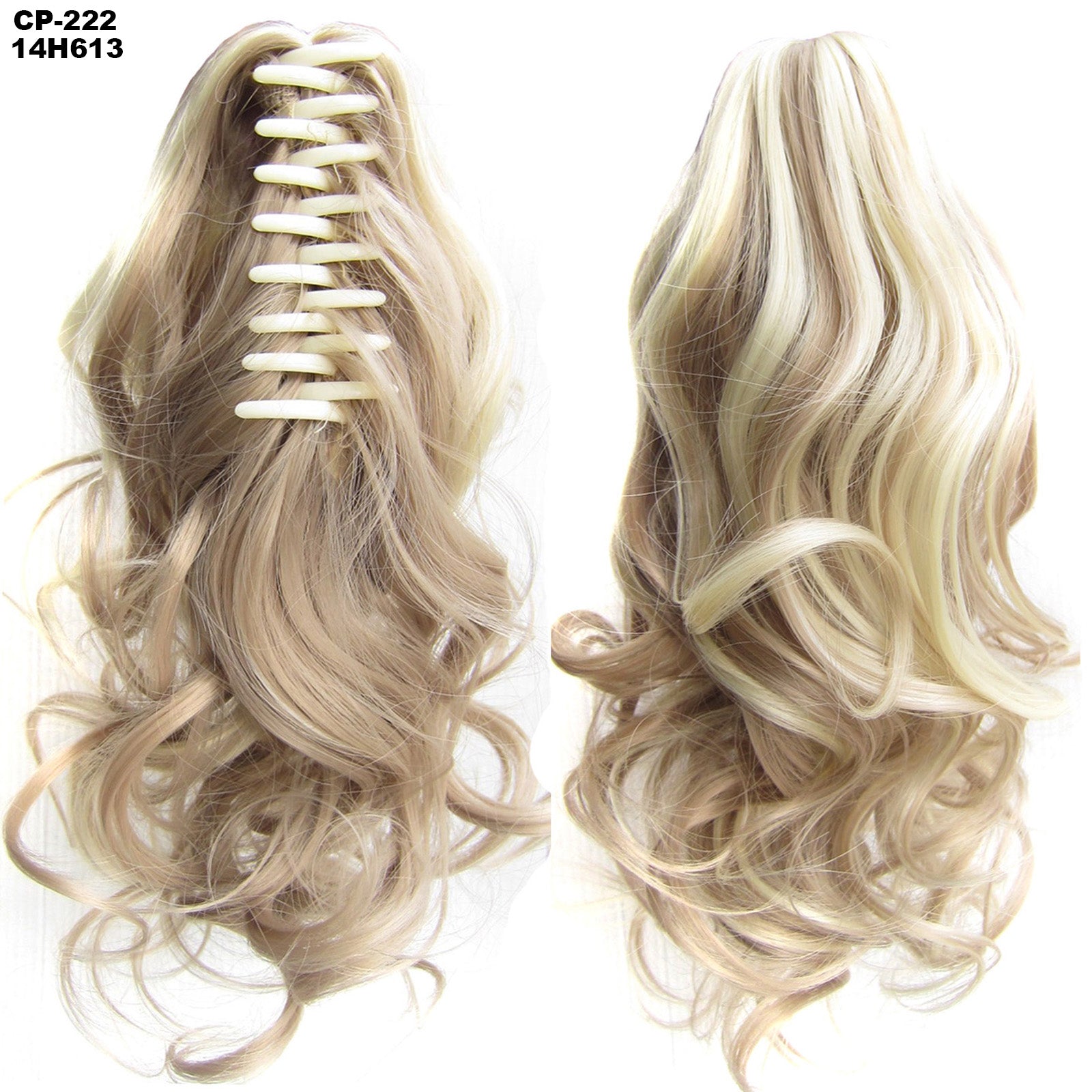 Cola de caballo ondulada larga, envuelta alrededor de la cola de caballo, con clip, tocado, postizo gris, extensiones naturales
