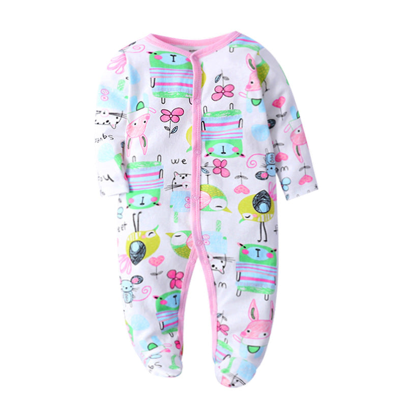 Ropa de bebé de una pieza de algodón 