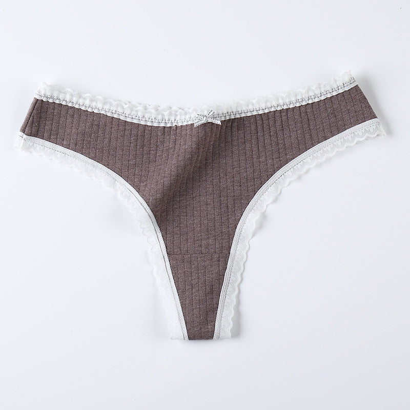 Cotton antibacterial Thongs Women Casual Fashion Everyday Streetwear