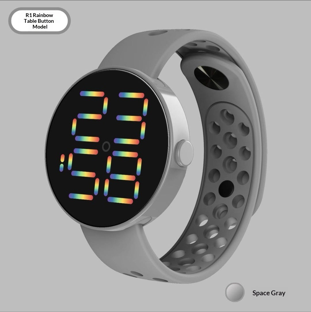 Reloj electrónico deportivo digital LED de moda